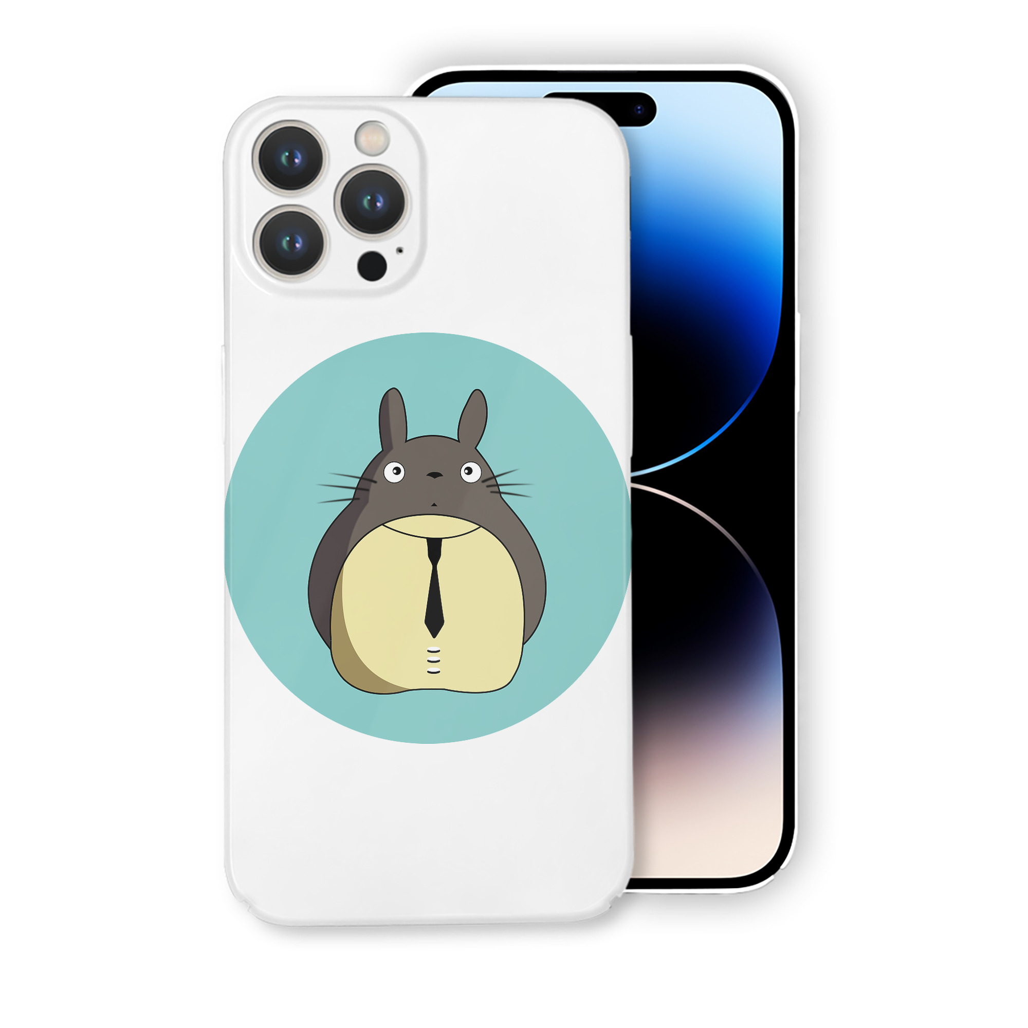 （画像用） となりのトトロ 草壁メイ 草壁サツキ My Neighbor Totoro Satsuki Kusakabe Mei Kusakabe 【iPhone 14シリーズ対応】ハードケース